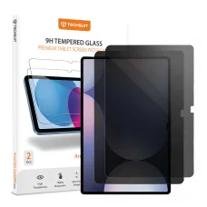 Samsung Galaxy Tab S9 Plus / S9 FE Plus / S10 Plus Techsuit ArmorGlass CrystalHD betekintésvédő edzett üveg kijelzővédő, 2 db üvegfólia