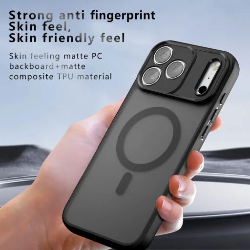 iPhone 18 Pro / iPhone 17 Pro matt fekete Techsuit PureFrost MagSafe tok - 6