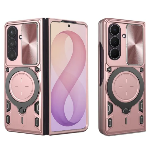 Puzdro Techsuit CamGuard Pro pre Samsung Galaxy Z Fold 8 Ultra, ružovozlaté - 1