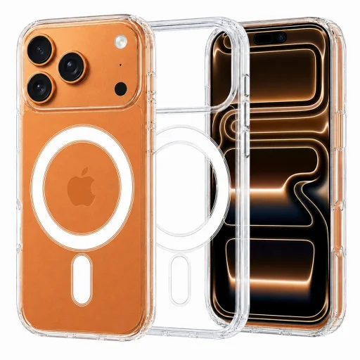  iPhone 18 Pro / iPhone 17 Pro áttetsző Techsuit MagSafe Pro tok - 2