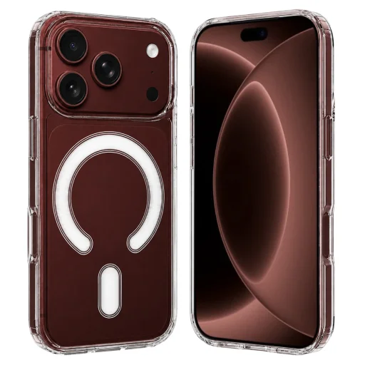 iPhone 18 Pro Max / iPhone 17 Pro Max átlátszó Techsuit MagSafe Pro tok - 1