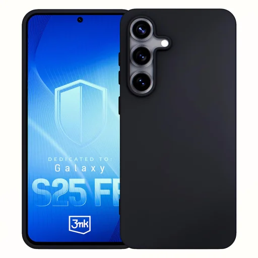 Samsung Galaxy S25 FE čierne puzdro na telefón 3mk Matt Case - 3