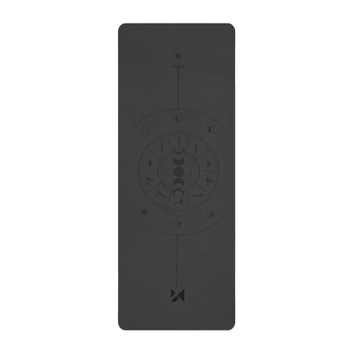 Wozinsky WNSP-NKB természetes gumi jógaszőnyeg 183 x 61 x 0.5 cm, fekete - 1