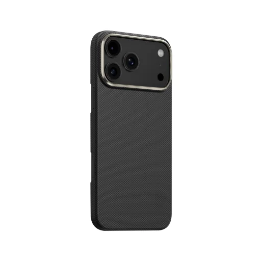 iPhone 17 Pro Max fekete Mobile Origin aramidszálas mágneses tok - 6