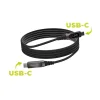 Mobile Origin CB4 240 W-os kijelzős USB-C–USB-C kábel, 1,5 m, asztroszürke thumbnail
