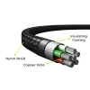 Mobile Origin CB4 240 W-os kijelzős USB-C–USB-C kábel, 1,5 m, asztroszürke thumbnail