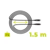 Mobile Origin CB4 240 W-os kijelzős USB-C–USB-C kábel, 1,5 m, asztroszürke thumbnail