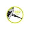 Mobile Origin CB2 USB-C–USB-C kijelzős kábel 100 W 1,5 m fekete thumbnail