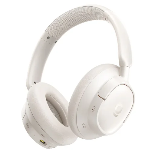 Baseus Bass BH1 NC vezeték nélküli fejhallgató, fehér (A0203702) - 2