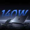 Baseus Nomos NH21 nabíjacia stanica 5 v 1 so zaťahovacím USB-C káblom, 160W, kozmická čierna thumbnail