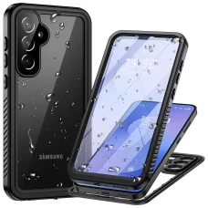 Samsung Galaxy S25 FE čierne ShellBox IP68 vodotesné puzdro