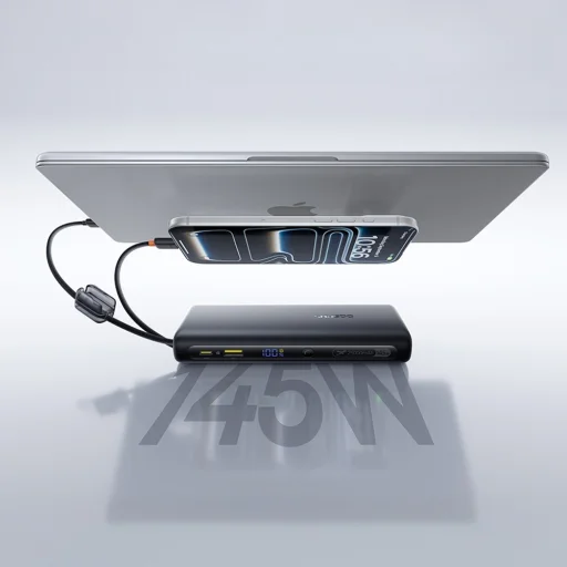 Baseus EnerFill FC41 E0028H03 külső akkumulátor 25000 mAh 145 W, kozmikus fekete - 2