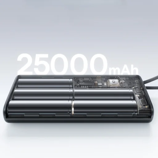 Baseus EnerFill FC41 E0028H03 külső akkumulátor 25000 mAh 145 W, kozmikus fekete - 3