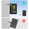 Baseus PicoGo AG11 (E0307F00) univerzális utazóadapter visszahúzható USB-C kábellel, 45 W, fekete thumbnail