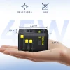 Baseus PicoGo AG11 (E0307F00) univerzálny cestovný adaptér so sťahovacím USB-C káblom, 45 W, čierny thumbnail