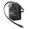 Baseus PicoGo AG11 (E0307F00) univerzális utazóadapter visszahúzható USB-C kábellel, 45 W, fekete thumbnail