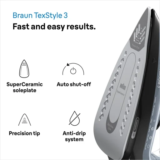 Braun TexStyle3 SI3055BK naparovacia žehlička - 2