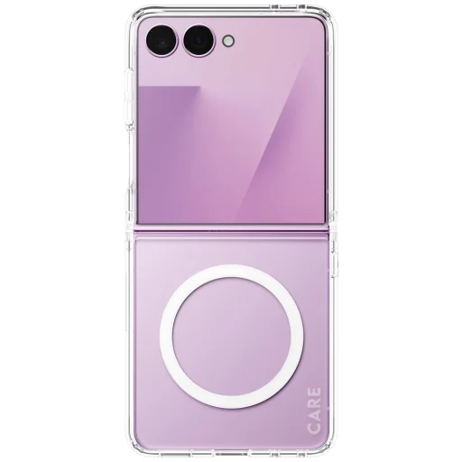 CARE by PanzerGlass Flagship Urban Combat puzdro pre Samsung Galaxy Z Flip8 / Z Flip7, priehľadné - 2