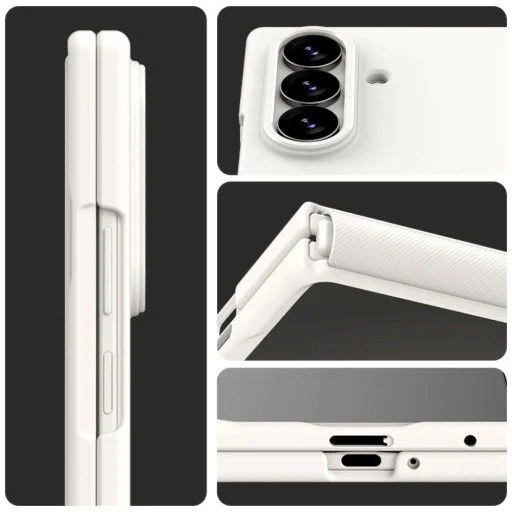 Araree Aero Flex tok Samsung Galaxy Z Fold8 Ultra készülékhez, krémszínű - 3