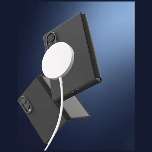 Araree Aero Flex M MagSafe Qi2 tok Samsung Galaxy Z Fold8 készülékhez, fekete - 5