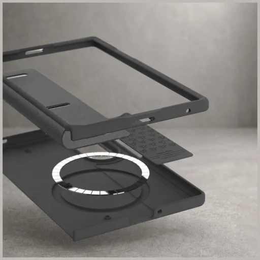 Araree Aero Flex M MagSafe Qi2 tok Samsung Galaxy Z Fold8 készülékhez, fekete - 7