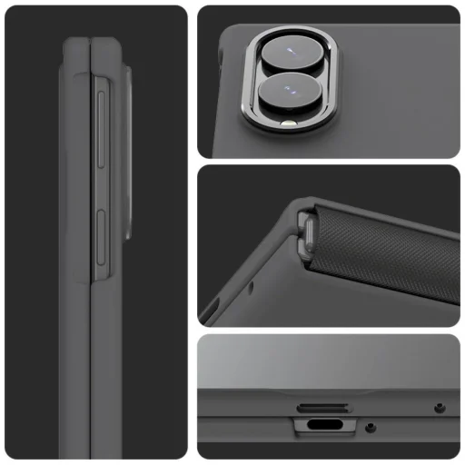 Araree Aero Flex M MagSafe Qi2 tok Samsung Galaxy Z Fold8 készülékhez, fekete - 8