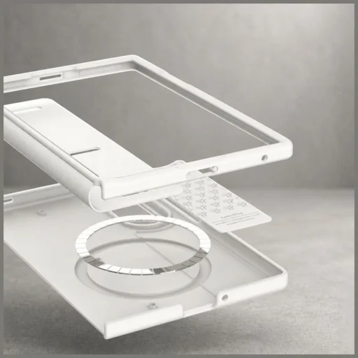 Puzdro Araree Aero Flex M MagSafe Qi2 pre Samsung Galaxy Z Fold8, krémové - 4