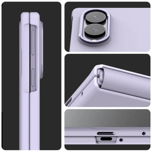 Puzdro Araree Aero Flex M MagSafe Qi2 pre Samsung Galaxy Z Fold8, levanduľové - 5