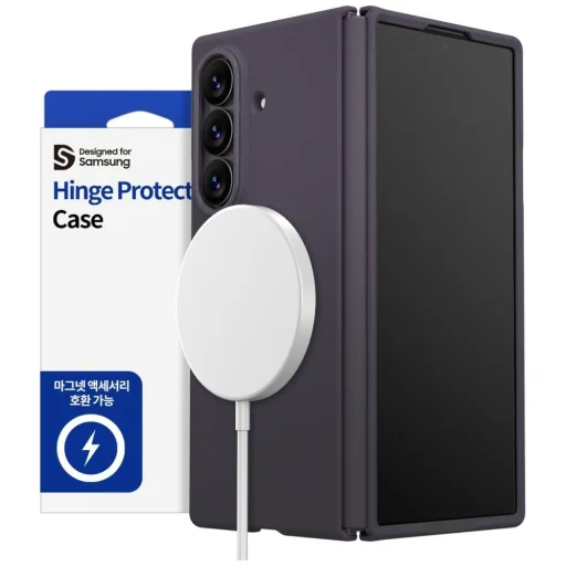 Araree Aero Flex M MagSafe Qi2 tok Samsung Galaxy Z Fold8 Ultra készülékhez, lila - 2