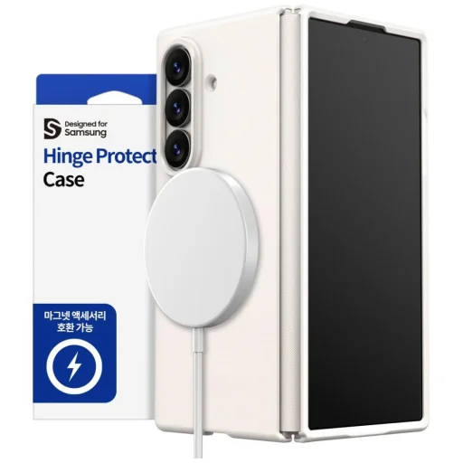 Araree Aero Flex M MagSafe Qi2 pevný kryt pre Samsung Galaxy Z Fold8 Ultra, krémový - 2