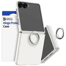 Araree Aero Flex R keménytok Samsung Galaxy Z Flip8 készülékhez, krémszínű