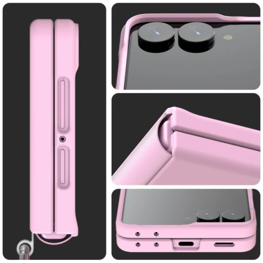 Puzdro Araree Aero Flex R pre Samsung Galaxy Z Flip8, ružové - 6