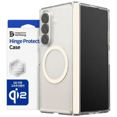 Araree Duple 360 M MagSafe Qi2 tok Samsung Galaxy Z Fold8 Ultra készülékhez, krémszínű
