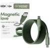 PanzerGlass Empower Racing mágneses USB-C–USB-C kábel, 240 W, 1,5 m, zöld thumbnail