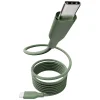 PanzerGlass Empower Racing mágneses USB-C–USB-C kábel, 240 W, 1,5 m, zöld thumbnail