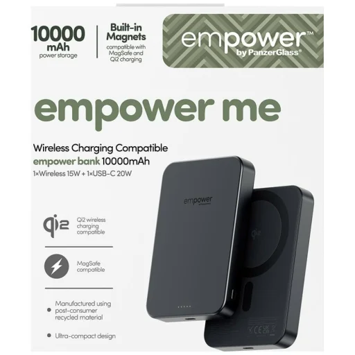PanzerGlass Empower Bank 10000 mAh externá batéria, čierna - 5
