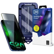 3MK HardGlass Max edzett üveg applikátorral Samsung Galaxy S26 Ultra készülékhez, fekete