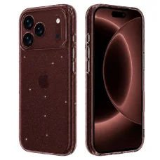 iPhone 18 Pro Max / iPhone 17 Pro Max Techsuit SparkleSkin Series csillámos átlátszó tok