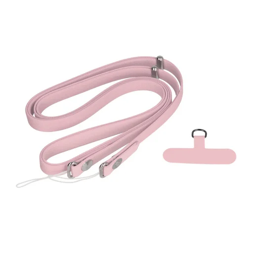 Állítható crossbody telefonpánt rózsaszín - 2