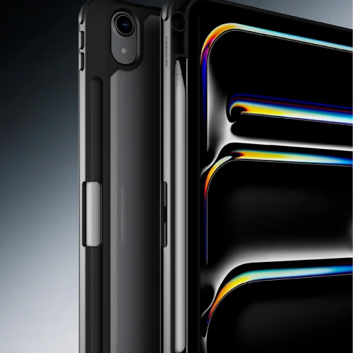 AMAZINGTHING Titan Pro Case puzdro pre iPad A16 11", so stojanom otočným o 720° a držiakom na dotykové pero, čierne - 11