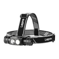 Lepro PR320018 újratölthető LED fejlámpa, 1000 lm, fekete