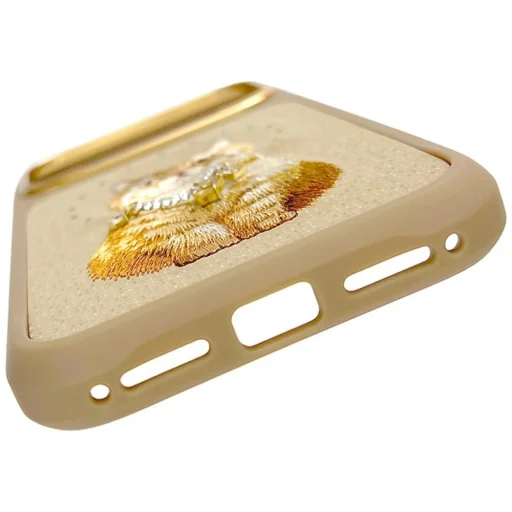 Nimmy Lucky Fashion Cat MagSafe pevný kryt pre iPhone 17 Pro Max / 18 Pro Max, hnedý - 4