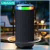 USAMS YX018 hordozható Bluetooth 5.4 vezeték nélküli hangszóró, fekete thumbnail