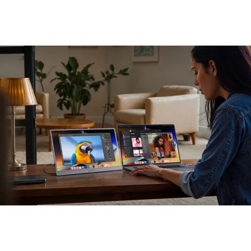 ARZOPA Z1C 16,1-palcový prenosný monitor, sivý - 6
