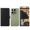 Tactical Field Notes puzdro s otváraním do boku z umelej kože pre Motorola Edge 70 Pro, čierne thumbnail
