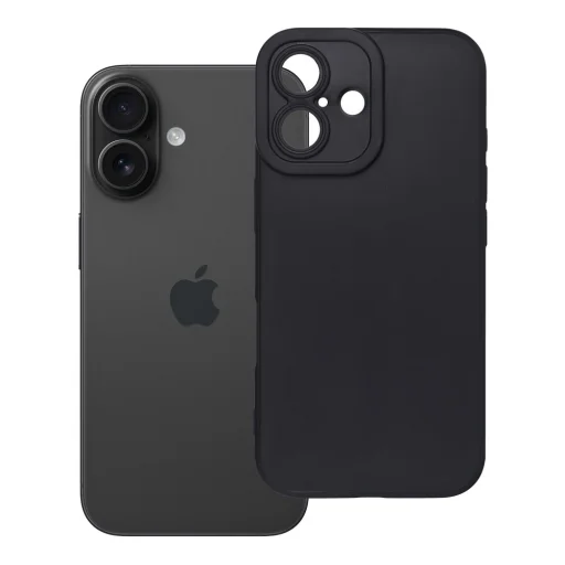 Matt 2.0 TPU tok iPhone 16 készülékhez – fekete - 1