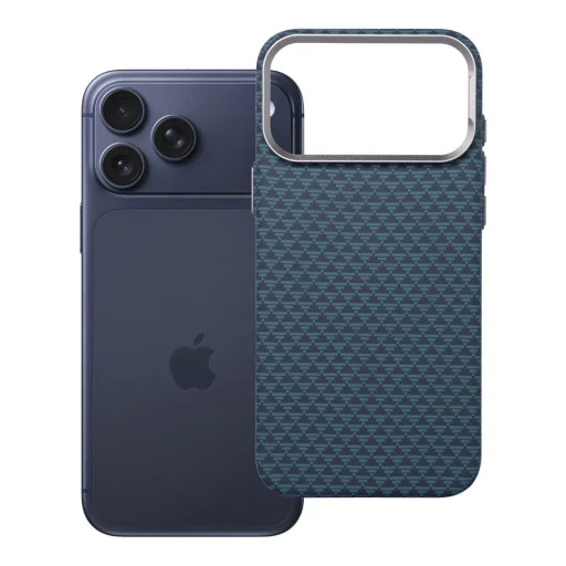 K-Look puzdro kompatibilné s MagSafe pre iPhone 17 Pro Max / 18 Pro Max, s nízkym okrajom fotoaparátu, modré v2 - 1