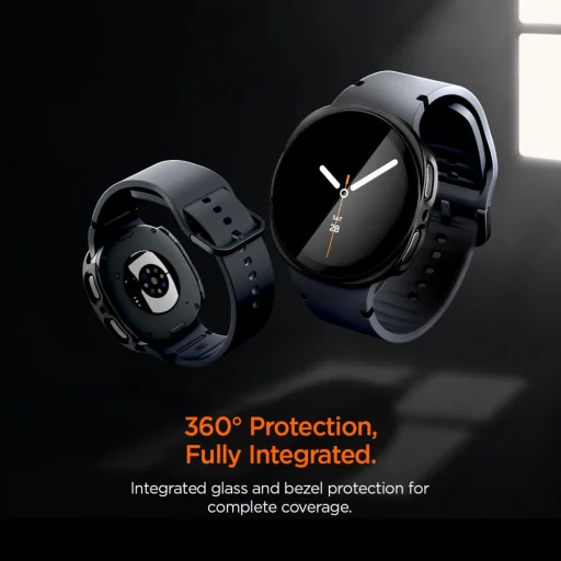 Spigen Thin Fit 360 tok Samsung Galaxy Watch 8 / 9 (40 mm) fekete - 6