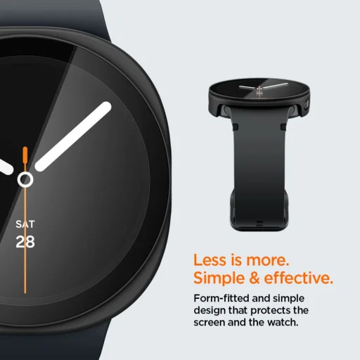 Spigen Thin Fit 360 tok Samsung Galaxy Watch 8 / 9 (40 mm) fekete - 7
