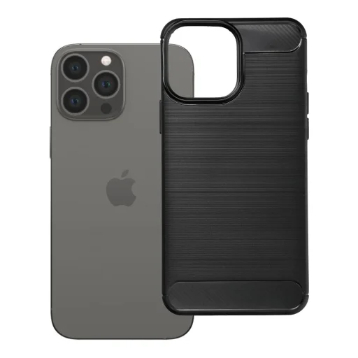 Puzdro Carbon 2.0 pre iPhone 13 Pro Max, čierne - 1